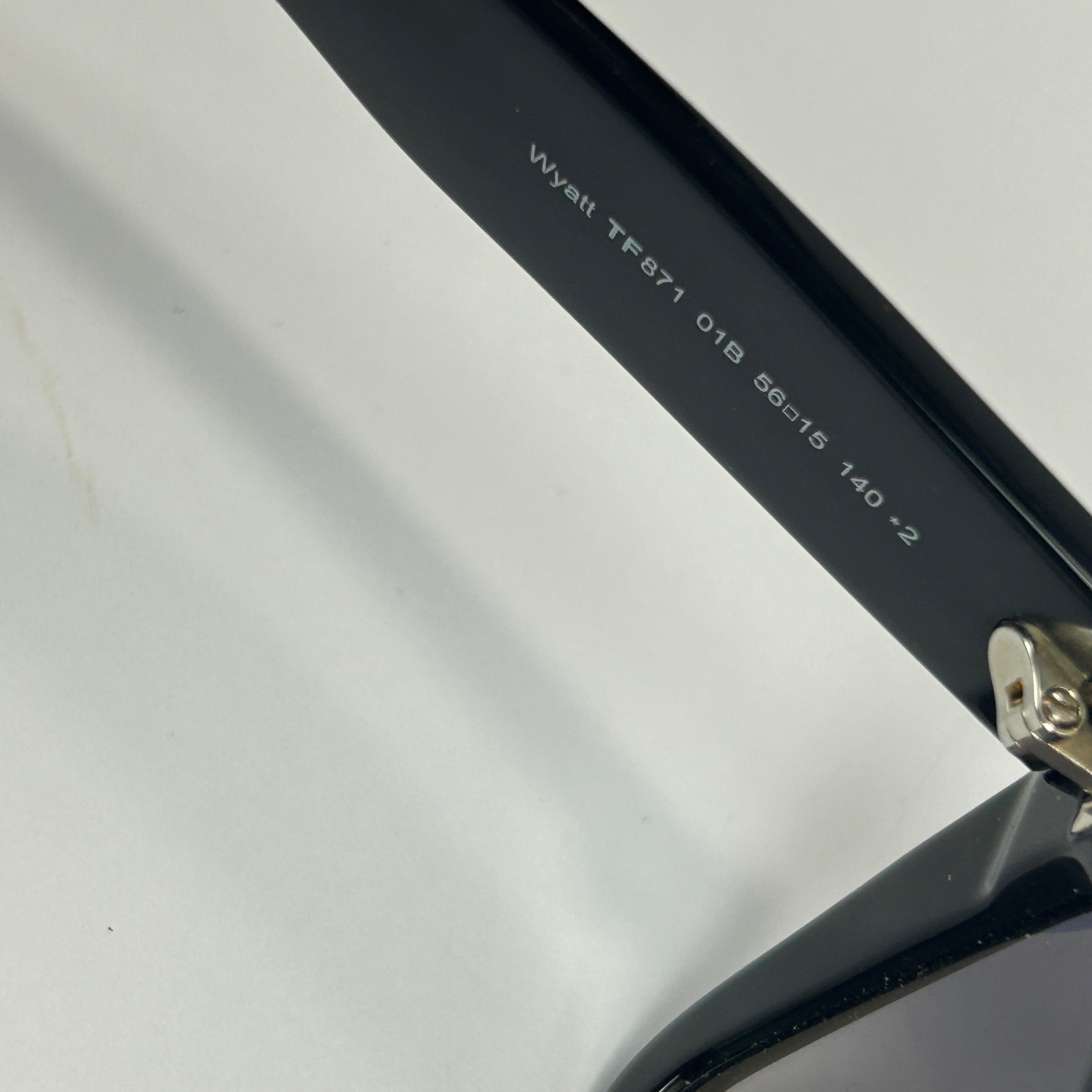 Tom Ford £320 Black Wyatt Cats Eye Sunglasses