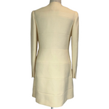 Prada Cream Wool Crepe Princess Coat XS