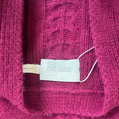 Bamford Fuchsia Boxy Silk & Cashmere Cardigan M/L/XL