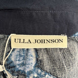 Ulla Johnson Navy & Blue Batik Print Cotton Skirt M