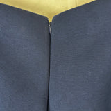 Marni_ Navy Bonded Jersey Asymmetric A-Line Skirt XS/S