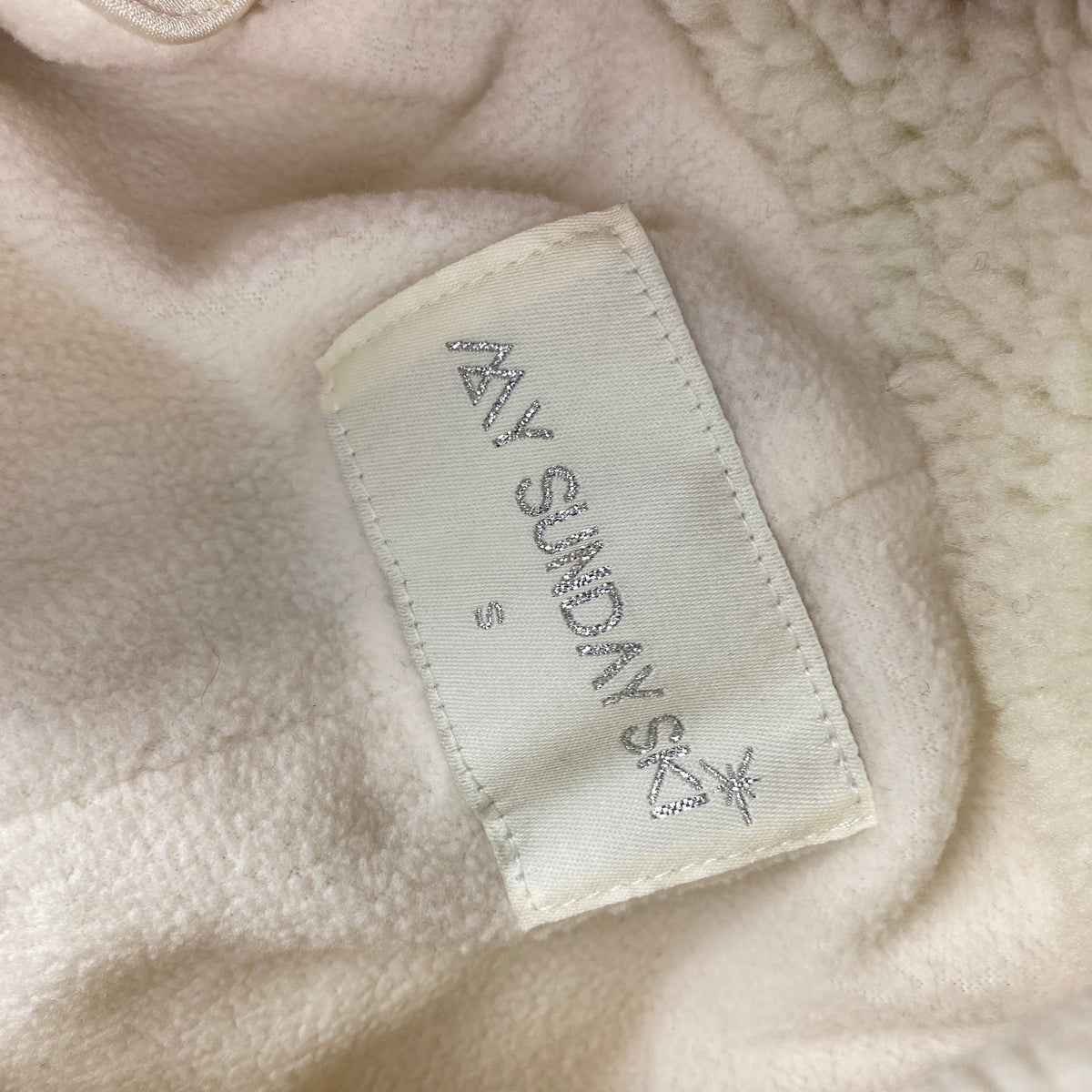 My Sunday Ski New £545 Cream Faux Fur Ski Suit S