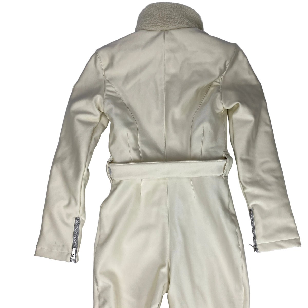 My Sunday Ski New £545 Cream Faux Fur Ski Suit S