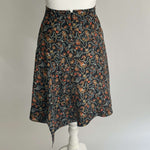 Isabel Marant Navy Print Silk Mix Mini Skirt XS