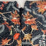 Isabel Marant Navy Print Silk Mix Mini Skirt XS