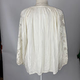 Ulla Johnson £300 Ecru Cotton & Lace Tunic Top S/M/L