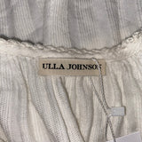 Ulla Johnson £300 Ecru Cotton & Lace Tunic Top S/M/L