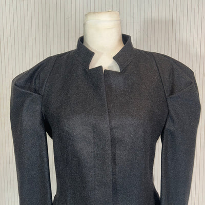 Hugo Boss New Charcoal Pure Cashmere Nehru Jacket S