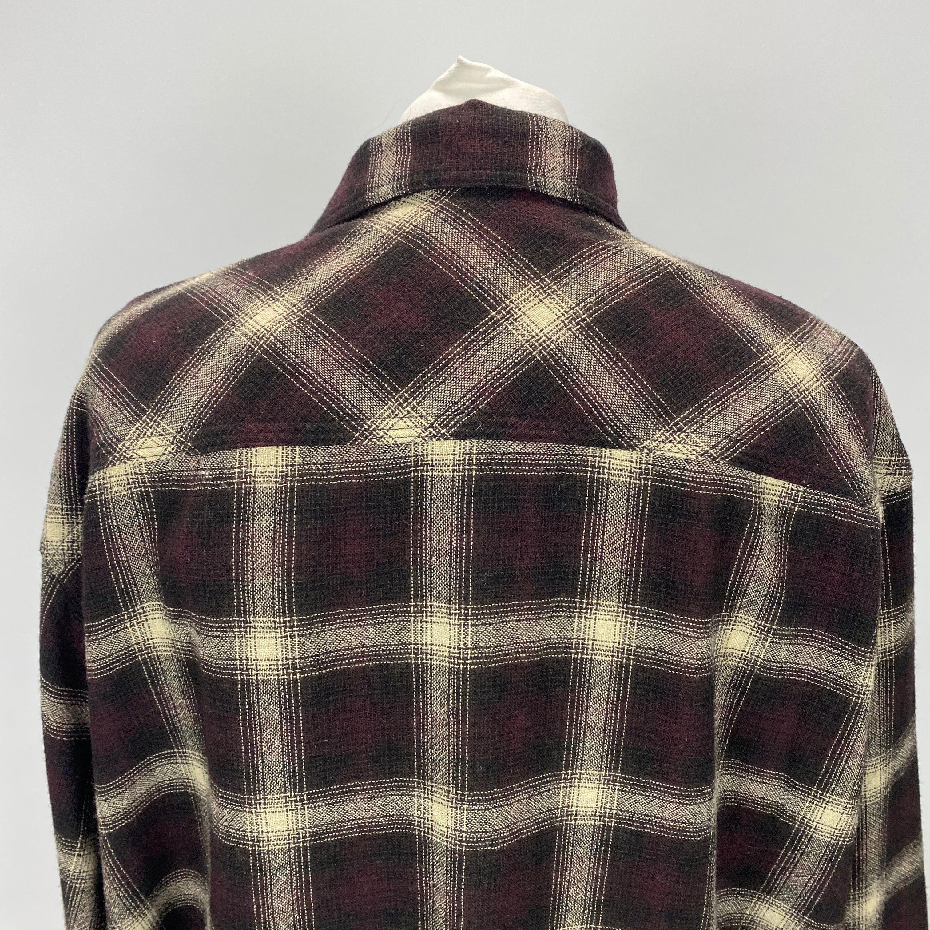 Isabel Marant Etoile Deep Chocolate Check Nockya Shirt L