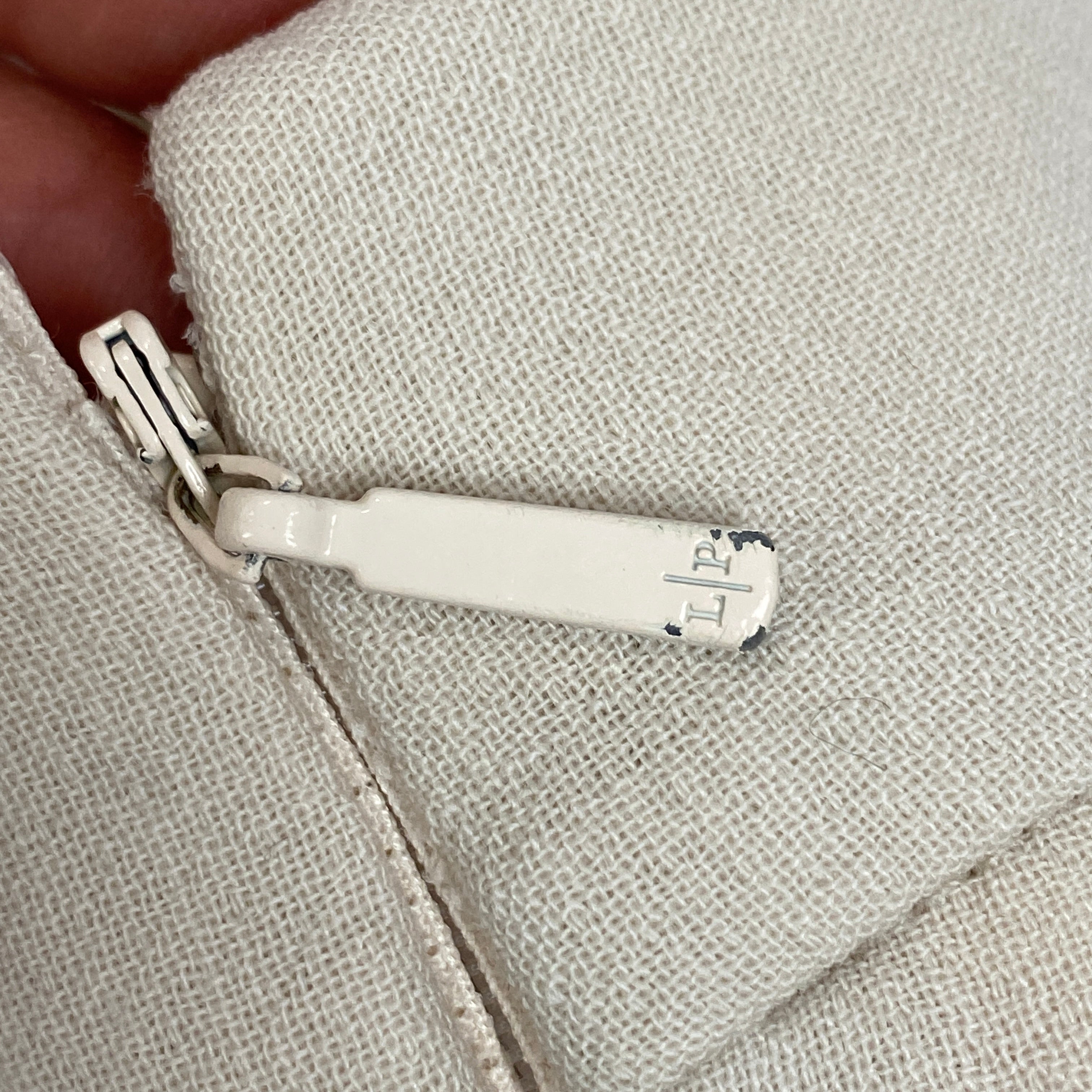 Loro Piana Cream Textured Wool Crepe Trousers XS