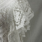 Isabel Marant Brand New White Cotton Lace Hankerchief Hem Top S