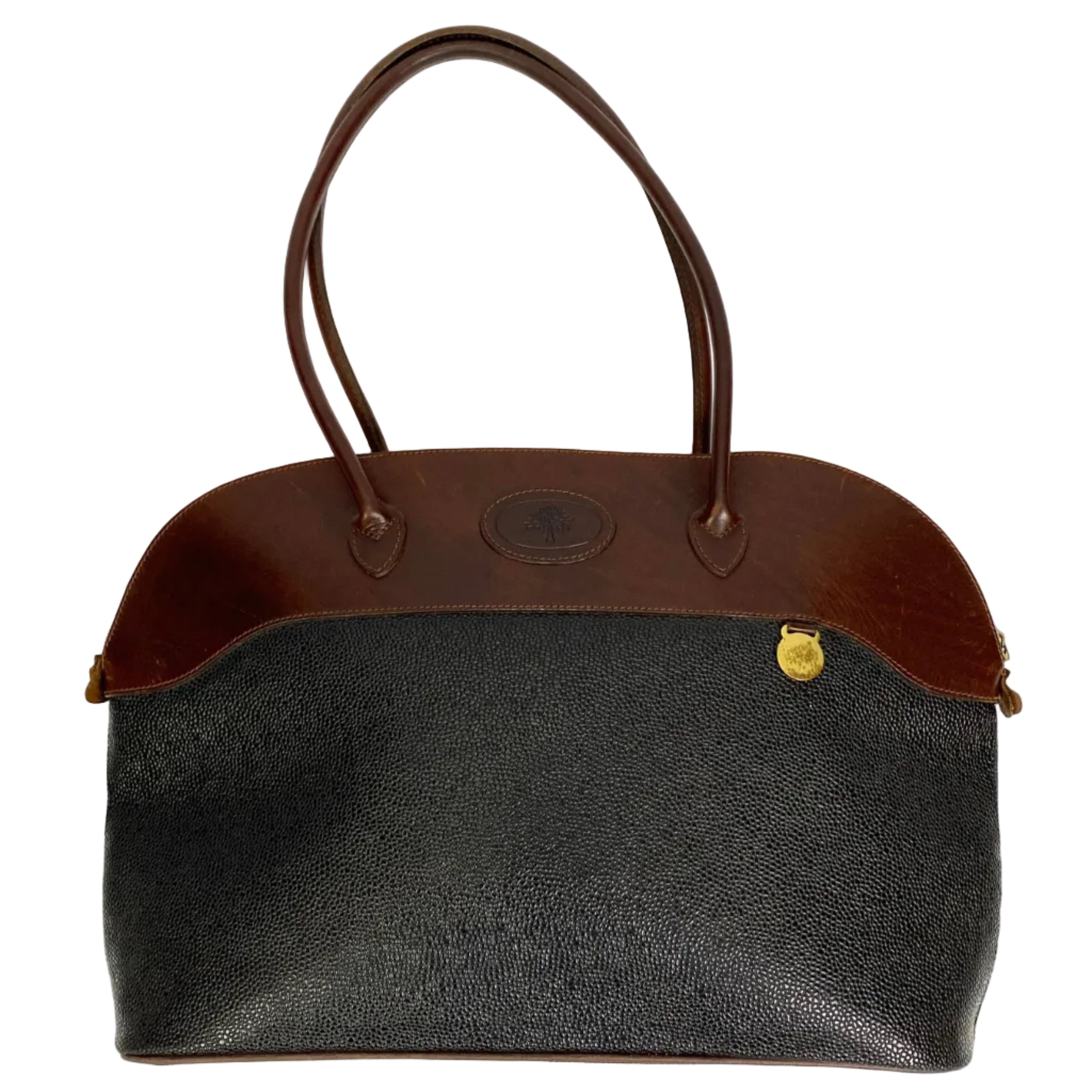 Mulberry Black & Oak Tetbury Tote Bag