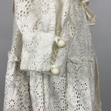 Anna Mason Ivory Broderie Anglais Dress XS