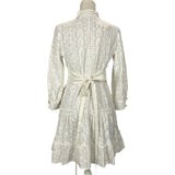 Anna Mason Ivory Broderie Anglais Dress XS