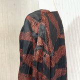 Isabel Marant Black & Red Print Silk Tunic Top S/M/L/XL