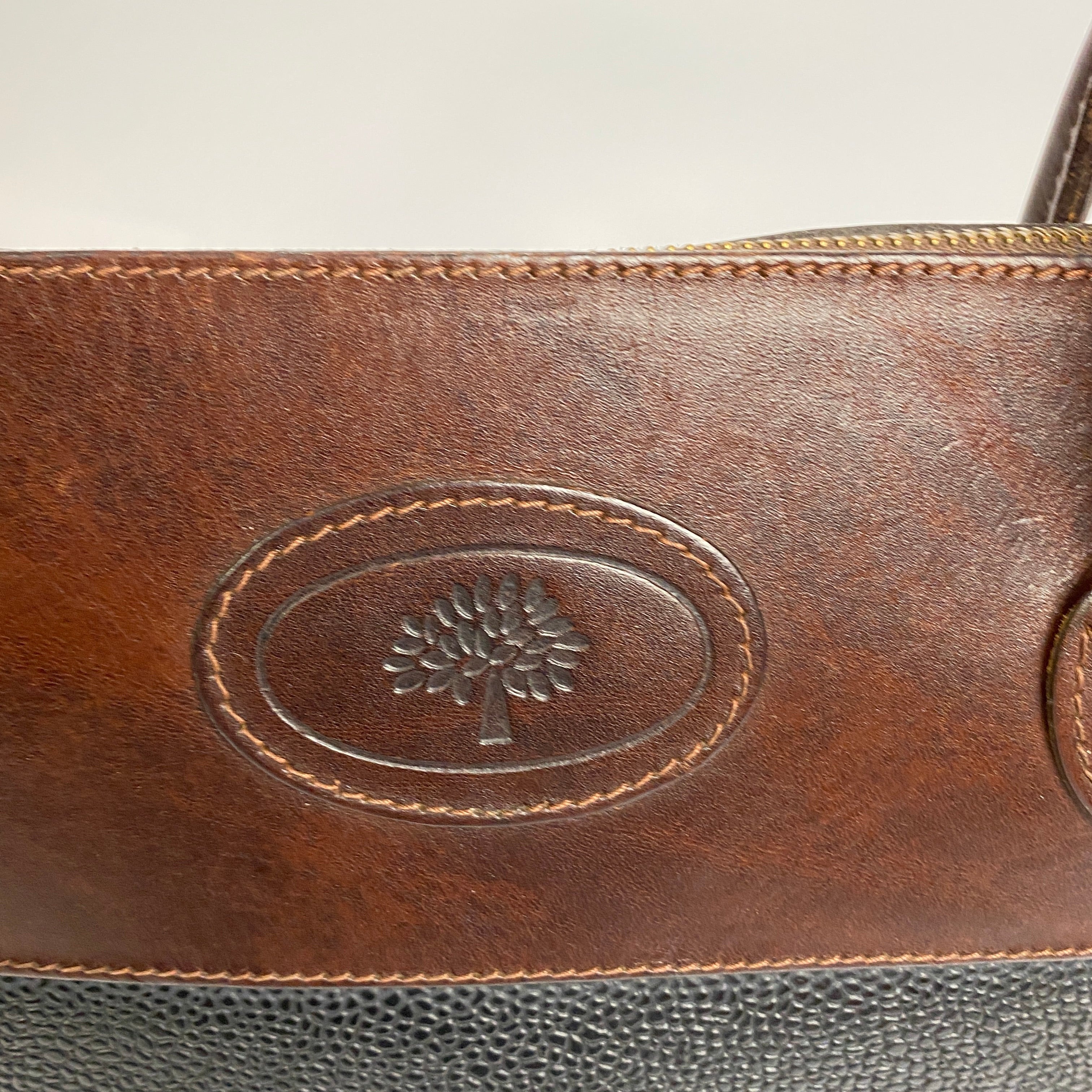 Mulberry Black & Oak Tetbury Tote Bag