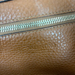 Valentino Tan Pebbled Leather Rockstud Spike Tote Bag