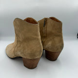 Isabel Marant Etoile Camel Suede Western Ankle Boots 38.5