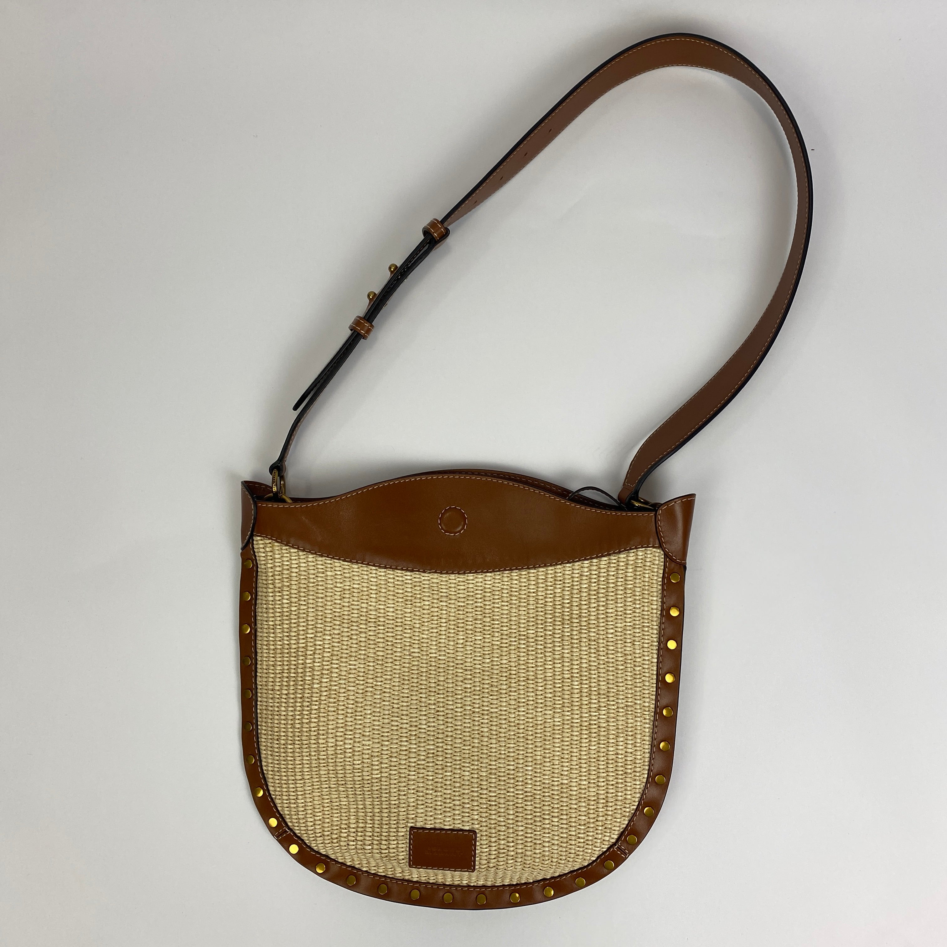 Isabel Marant New £735 Oskan Woven Shoulder Bag