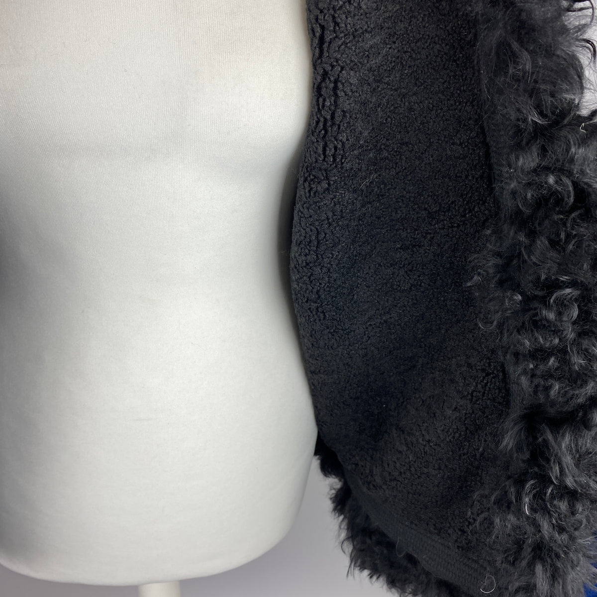 Antik Batik £725 Black Embroidered Shearling Afghan Jacket M