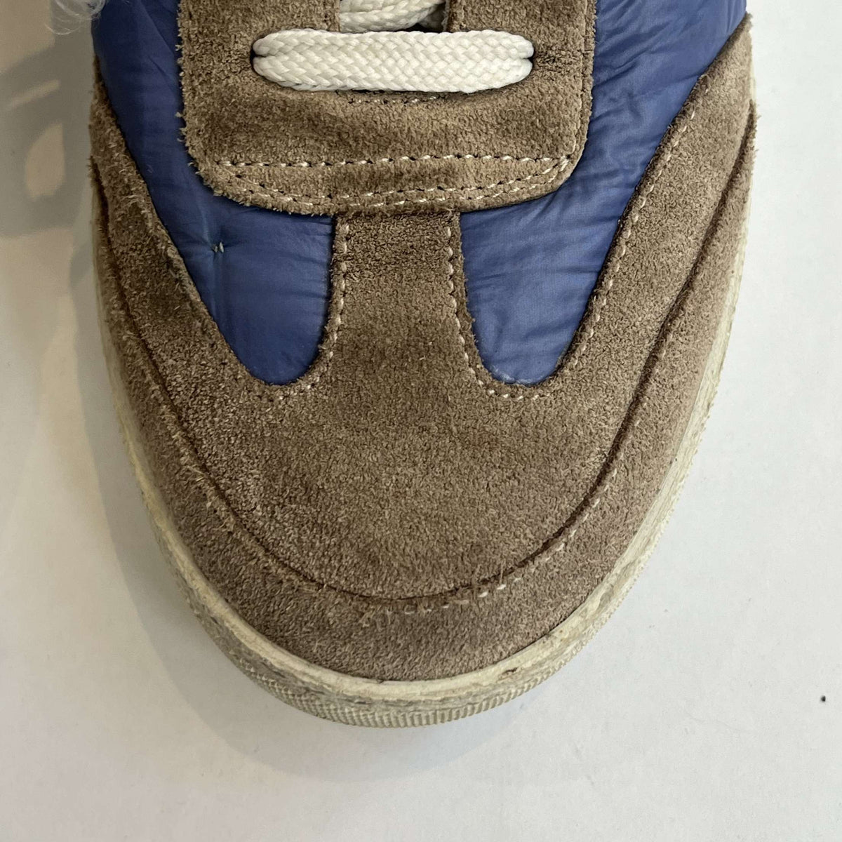 Dries Van Noten Blue White & Fawn Trainers 38