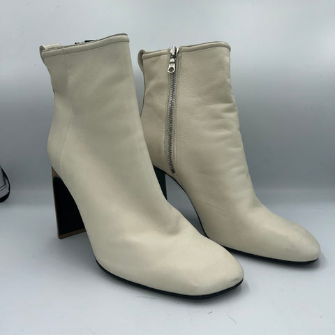 Rag & Bone £550 Ivory Ellis Ankle Boots 40