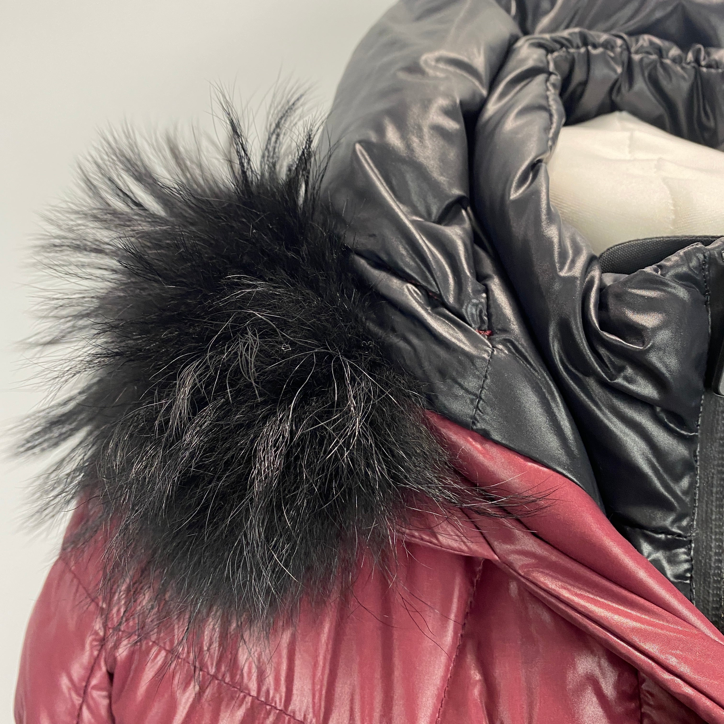 Moncler £1800 Berry Quilted Beverley Ski Jacket S