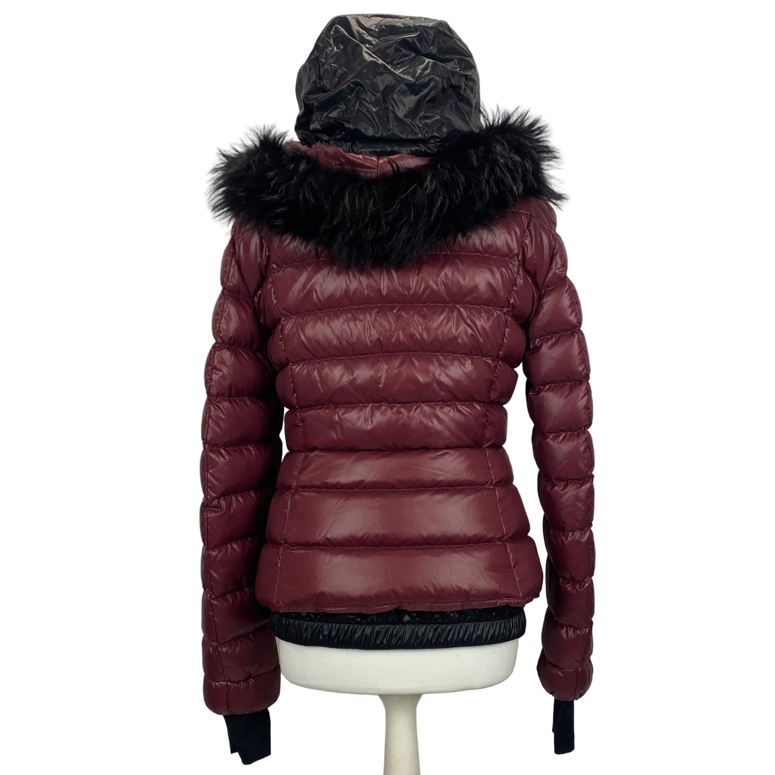 Moncler £1800 Berry Quilted Beverley Ski Jacket S