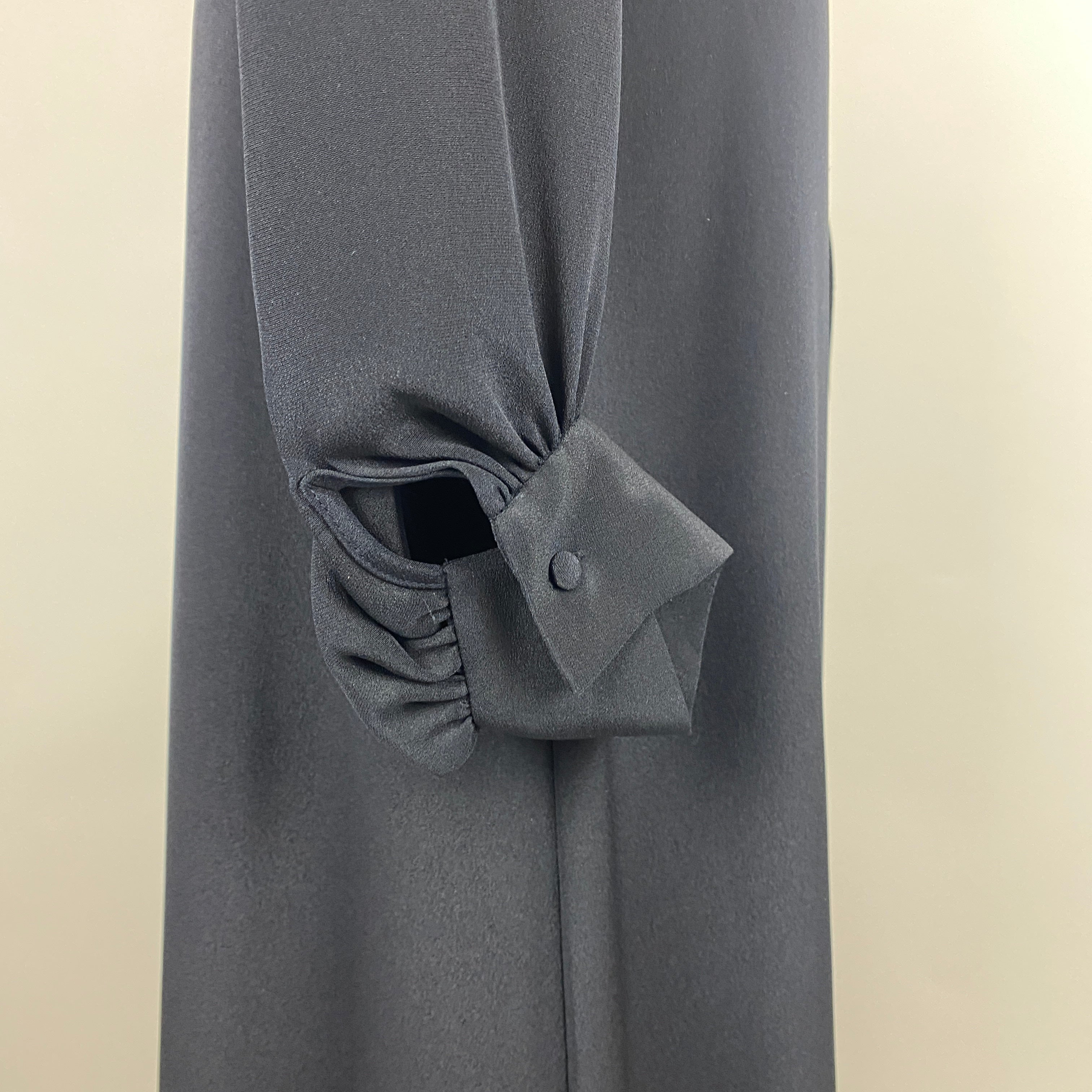 Goat New £690 Navy Silk Eveline Maxi Dress L