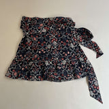 Isabel Marant Etoile Navy Print Linen Mini Skirt XXS
