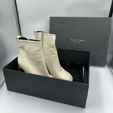 Rag & Bone £550 Ivory Ellis Ankle Boots 40