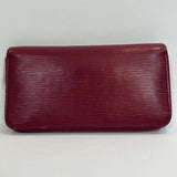 Louis Vuitton £635 Raspberry Epi Leather Zippy Wallet
