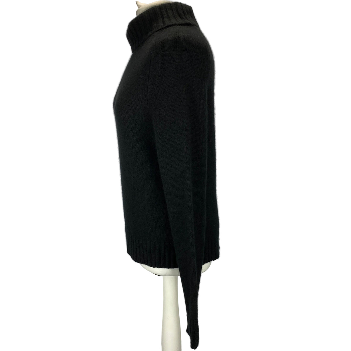 Nili Lotan Black Cashmere Roll Neck Sweater XS-S