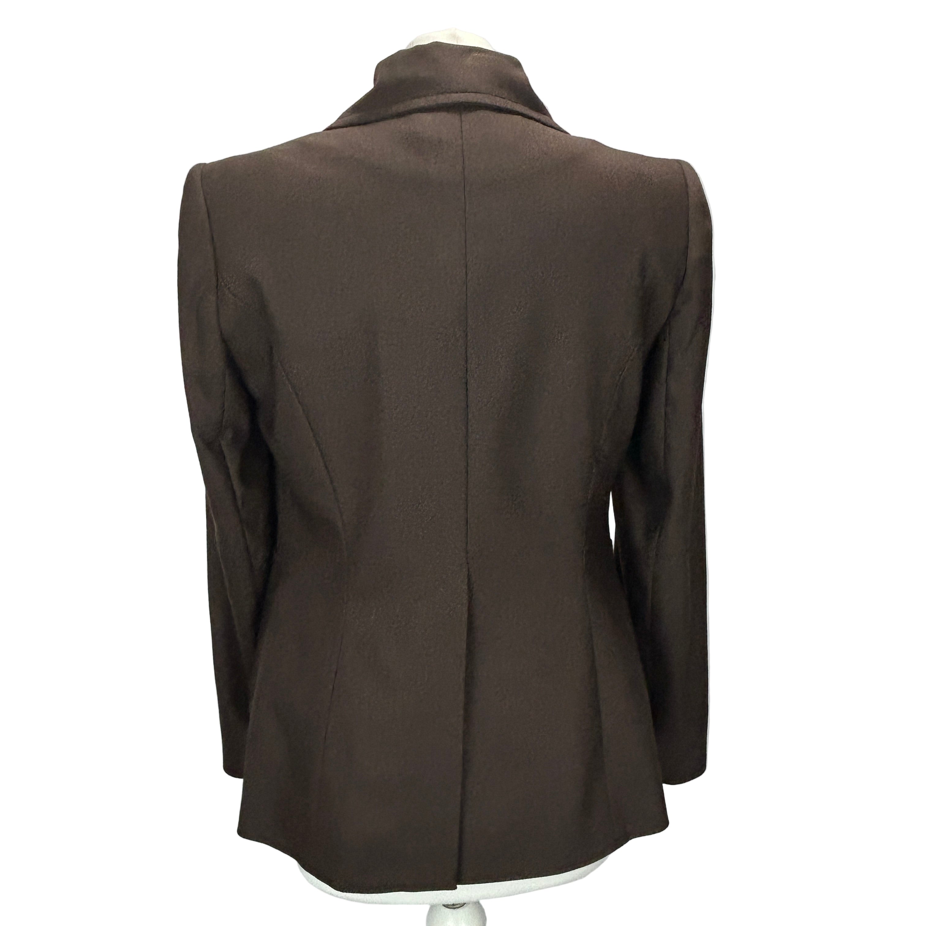 Jane Atelier New £790 Espresso Viper Blazer M