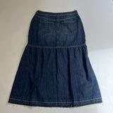 Wrap Brand New £175 Denim Maxi Skirt XL