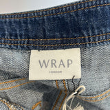 Wrap Brand New £175 Denim Maxi Skirt XL