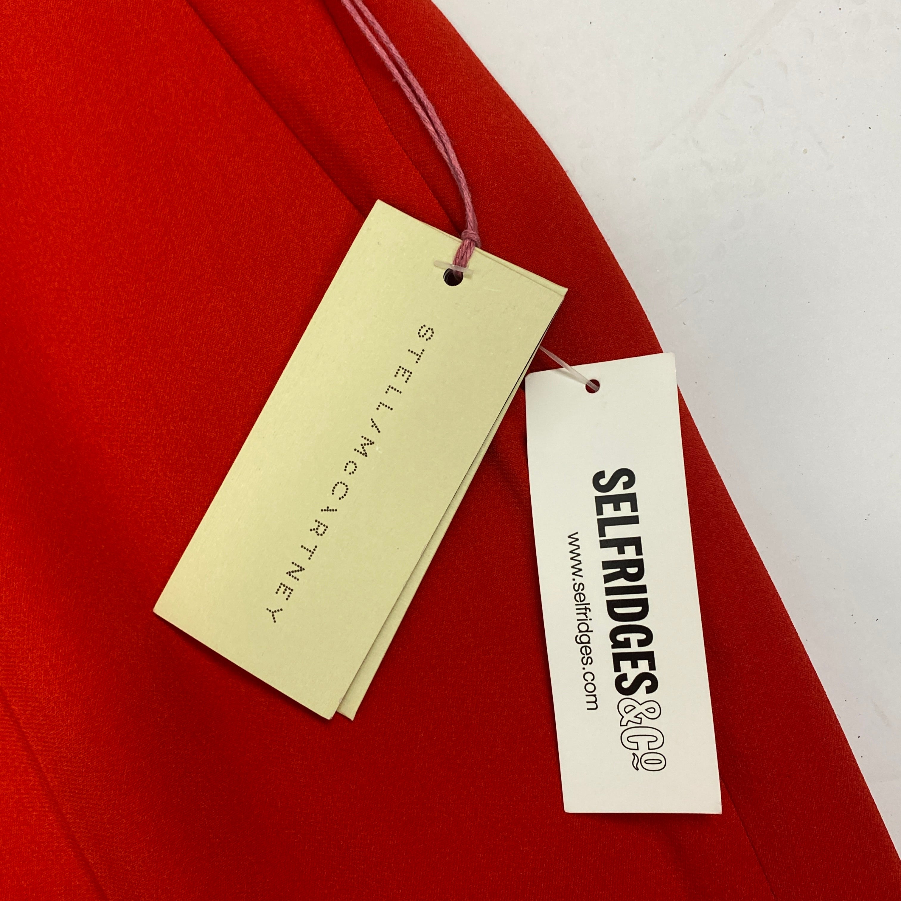 Stella McCartney New £385 Red Crepe Luxe Joggers S