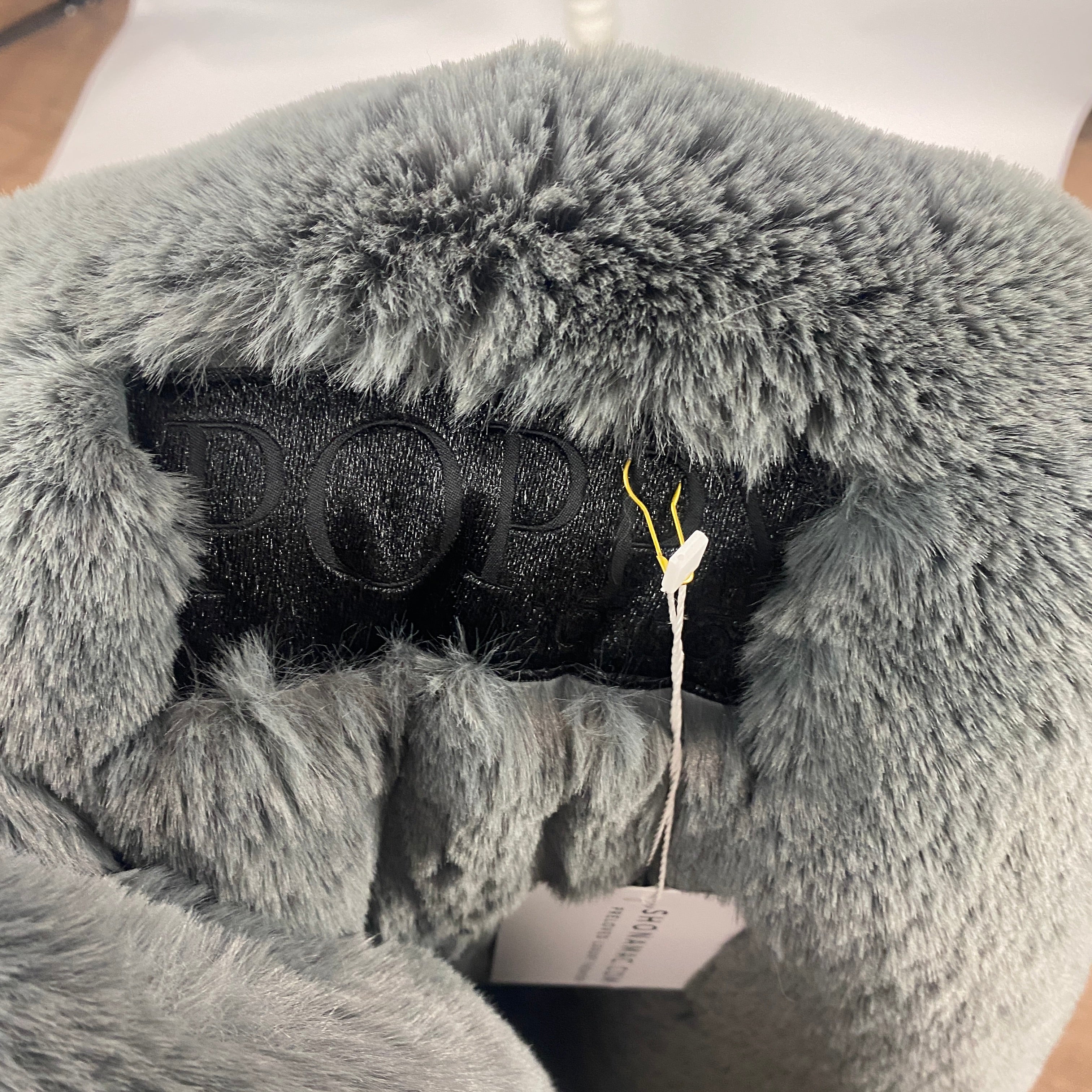 Popski Khaki Short Fur-Lined Parka XS/S