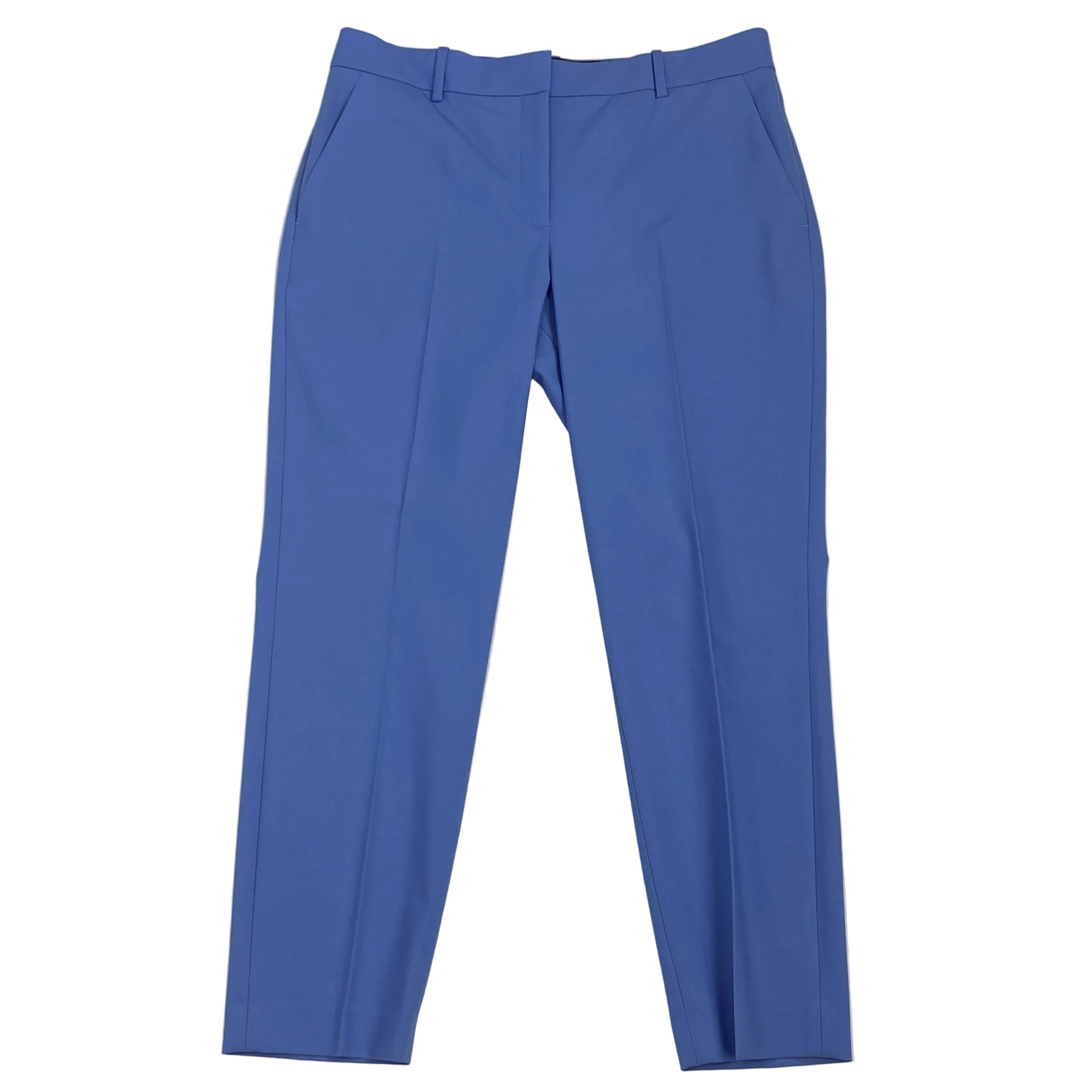 Theory New £225 Periwinkle Wool Treeca Trousers M