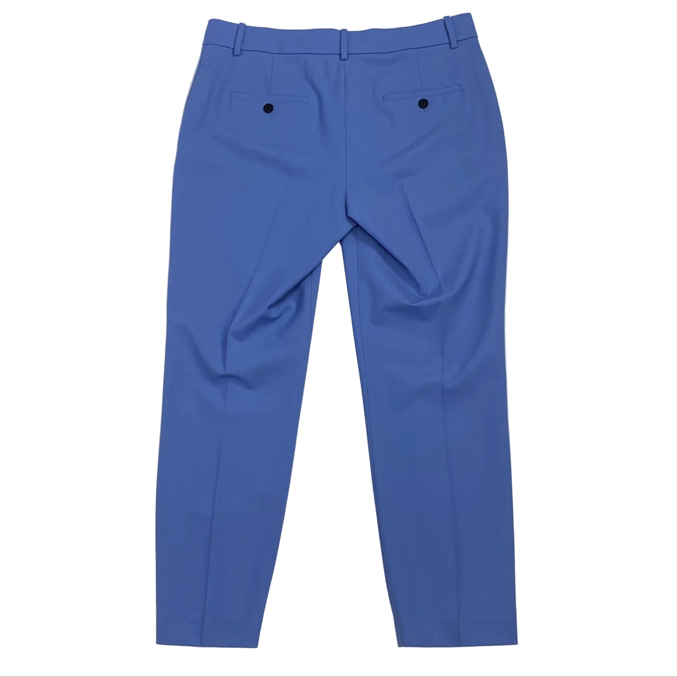Theory New £225 Periwinkle Wool Treeca Trousers M