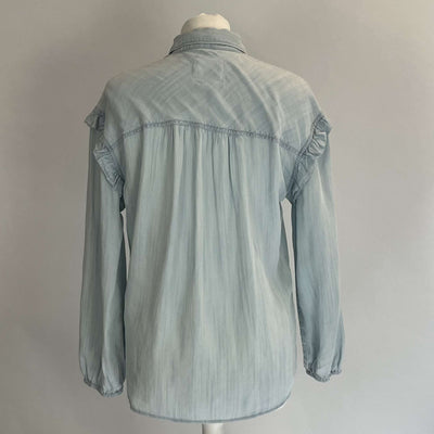 Rails Brand New Pale Blue Tencel Shirt XS