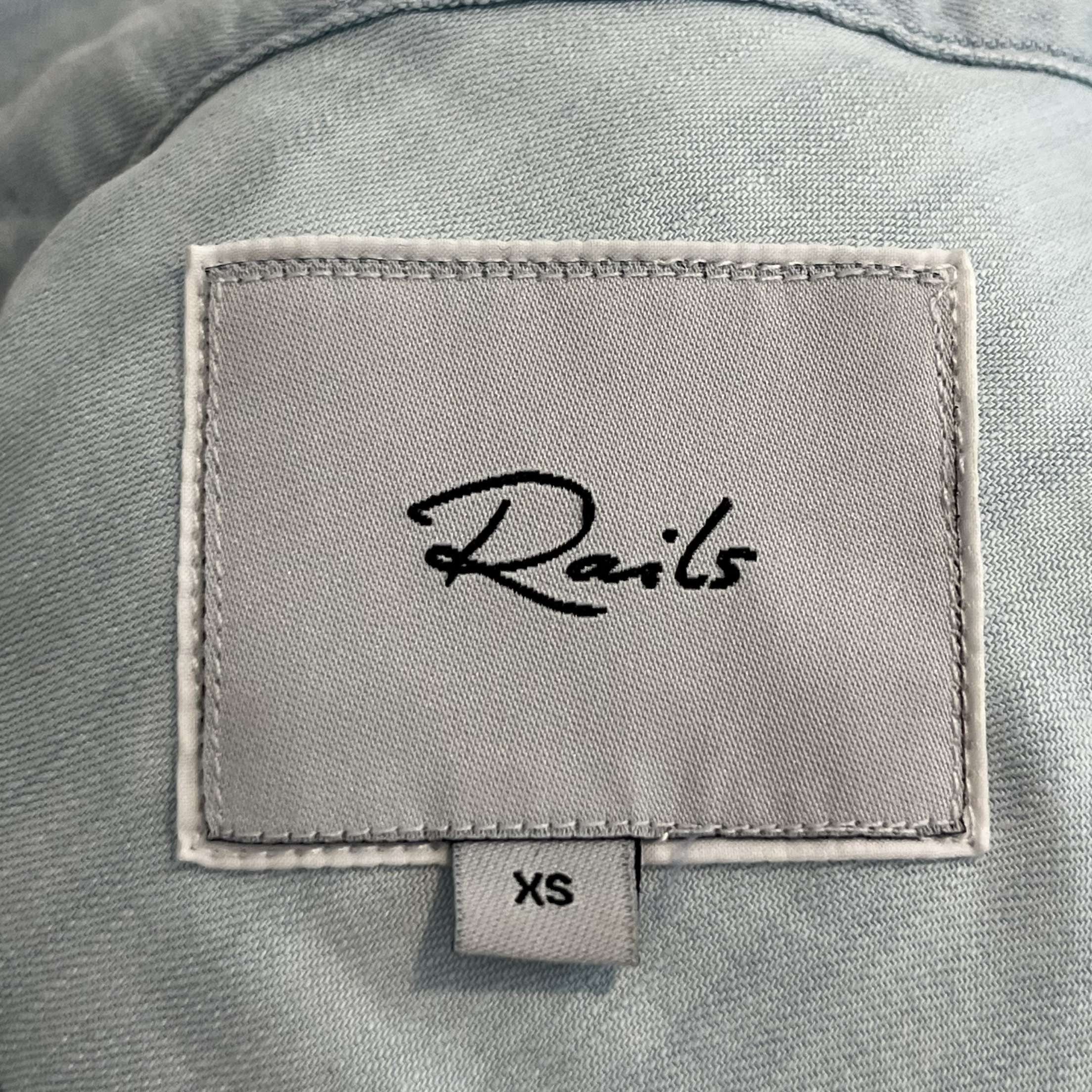 Rails New Pale Blue Tencel Shirt XS