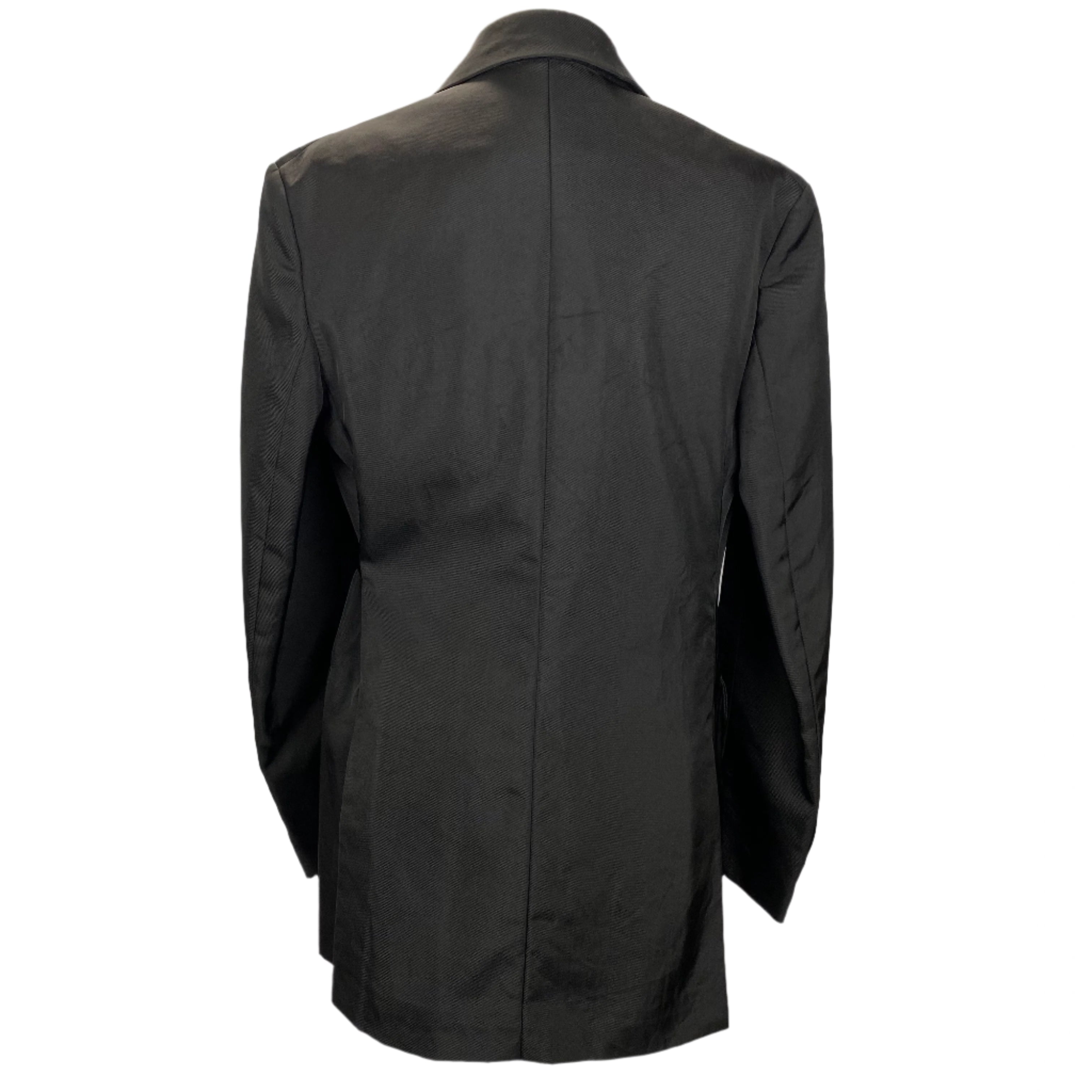 Prada Black Sporty Nylon Jacket with Clip Belt XS