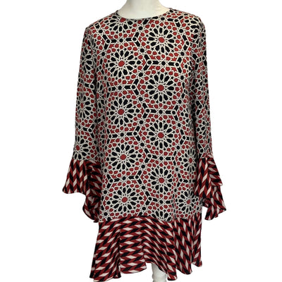 Beulah London Brand New £355 Portia Geometric Shift Dress S