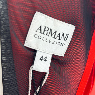 Armani Collezioni Ruby Mesh Panel Pocket Mini Dress M