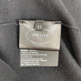 Prada Black Cashmere & Silk Classic Cardigan M