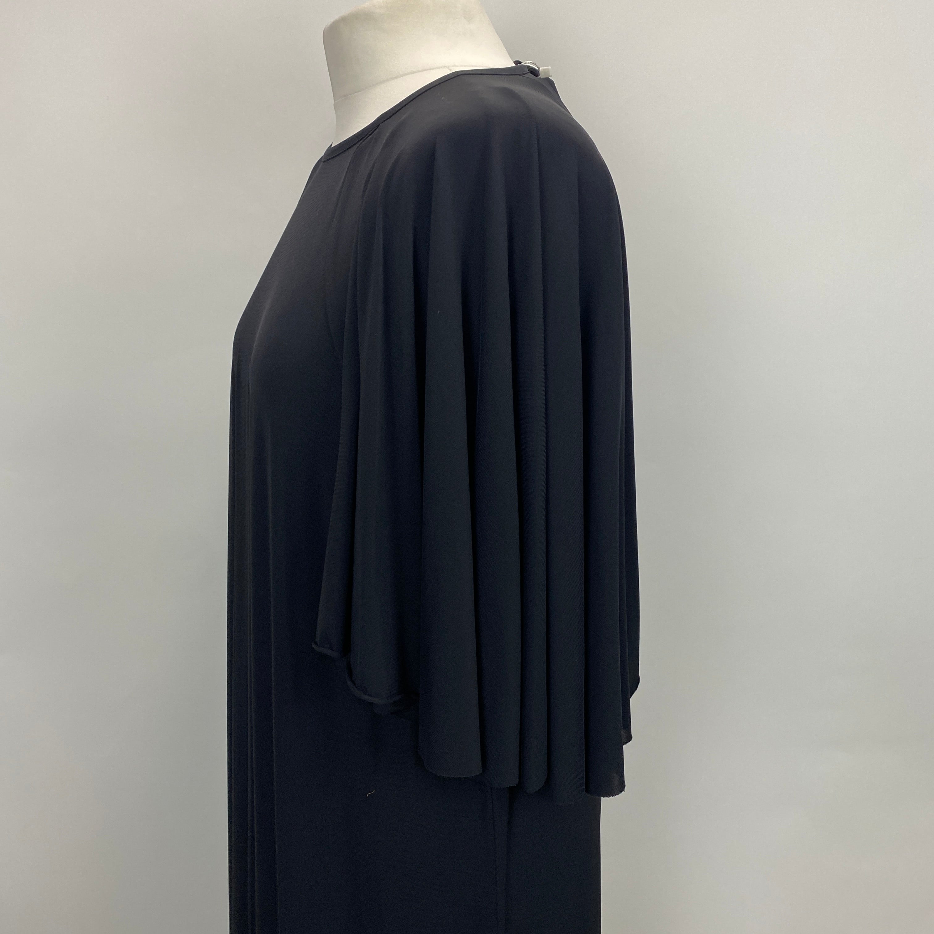 Eres New Black Slinky Maxi Dress M