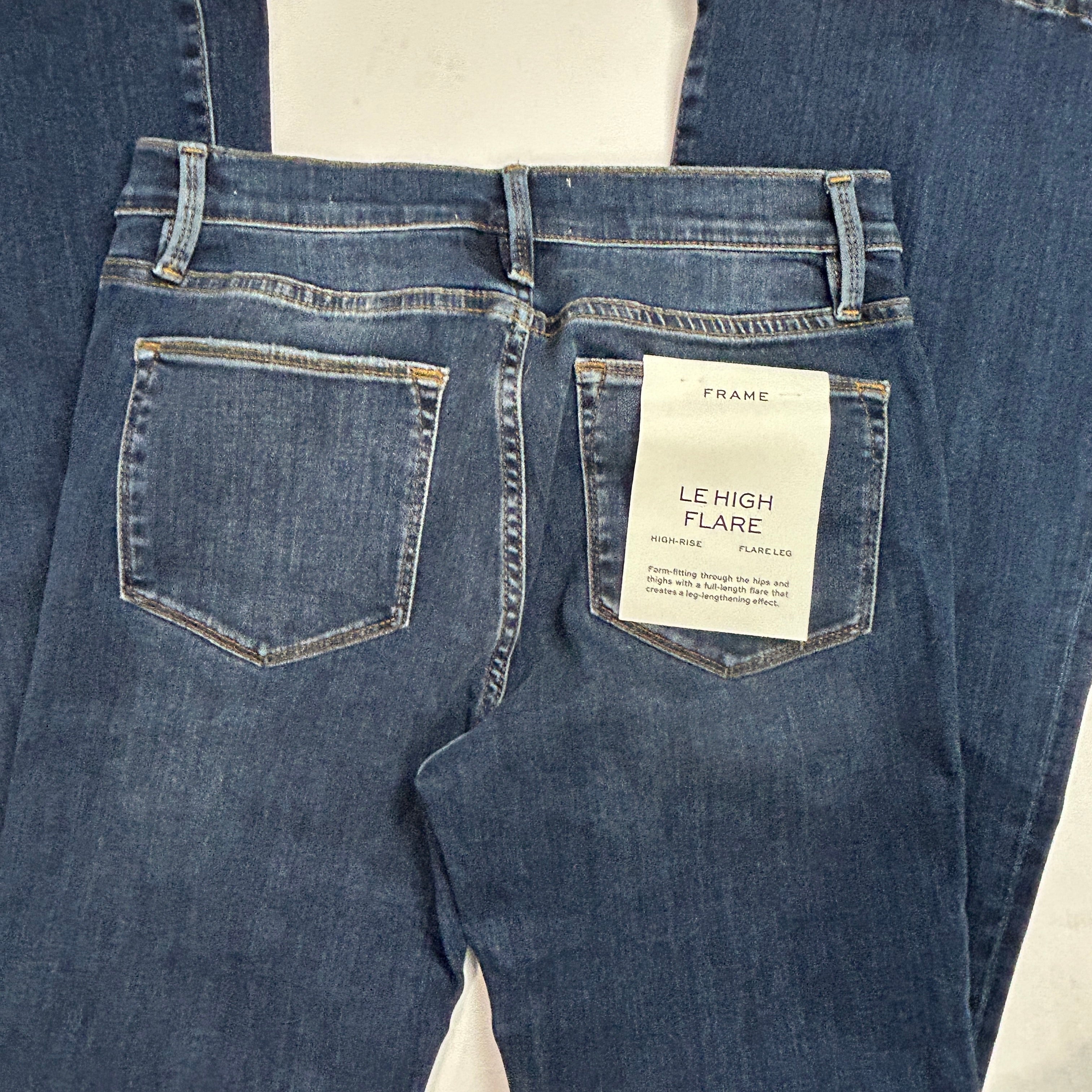 Frame New  £260 Le High Flare Jeans 28