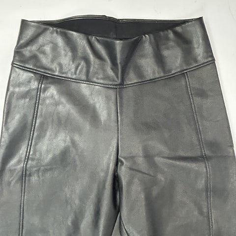 Wolford £305 Black Faux Leather Estella Leggings S