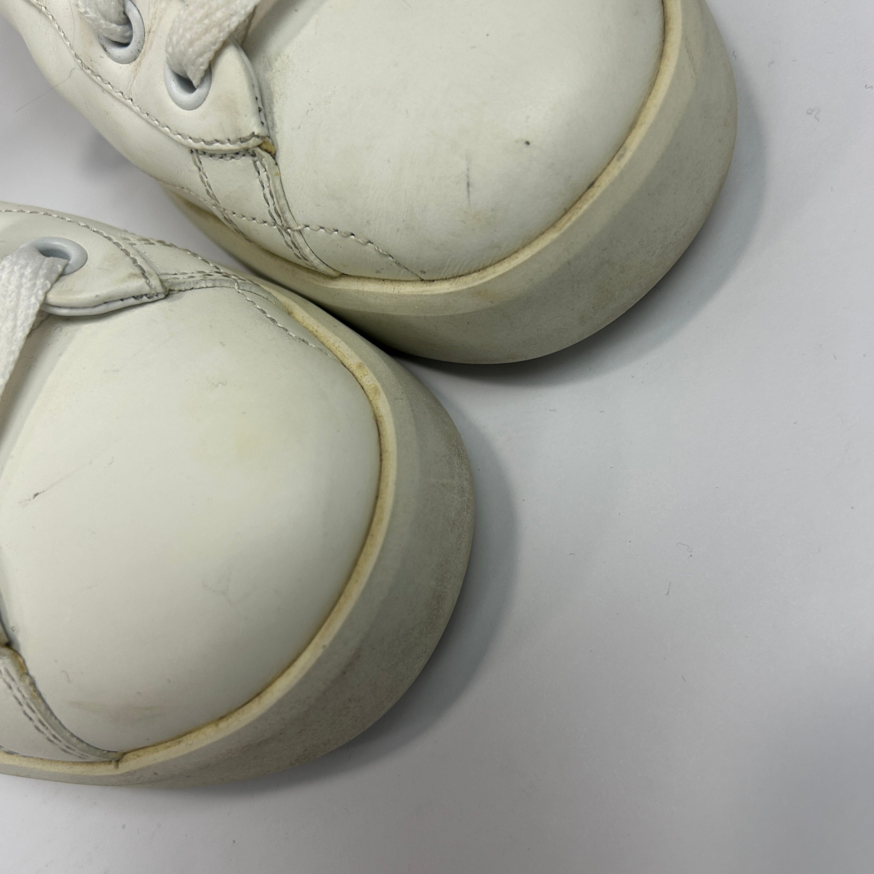 Golden Goose £319 White Leather Pure-Star Trainers 38